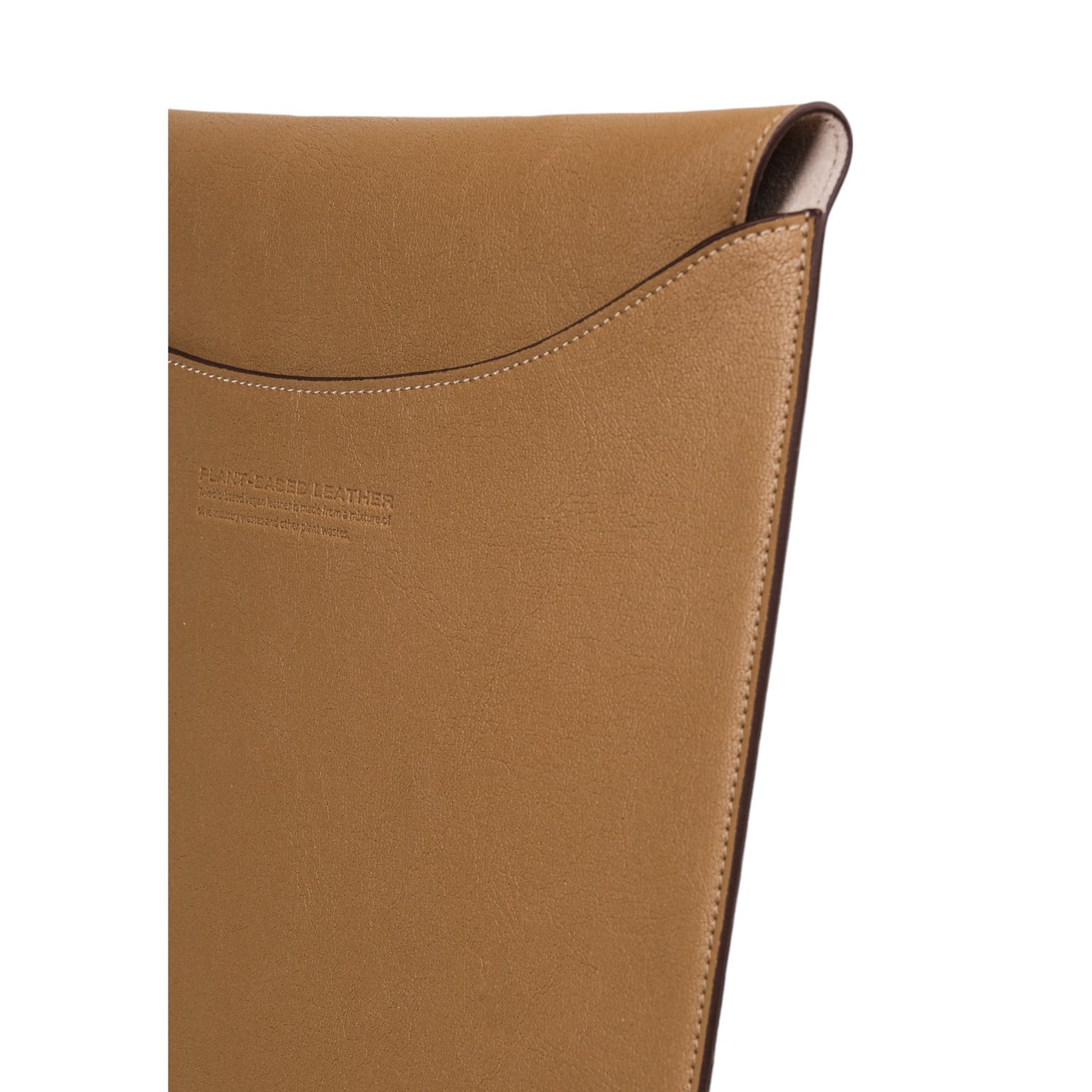 Vegan Olive Leather Laptop Sleeve Tan