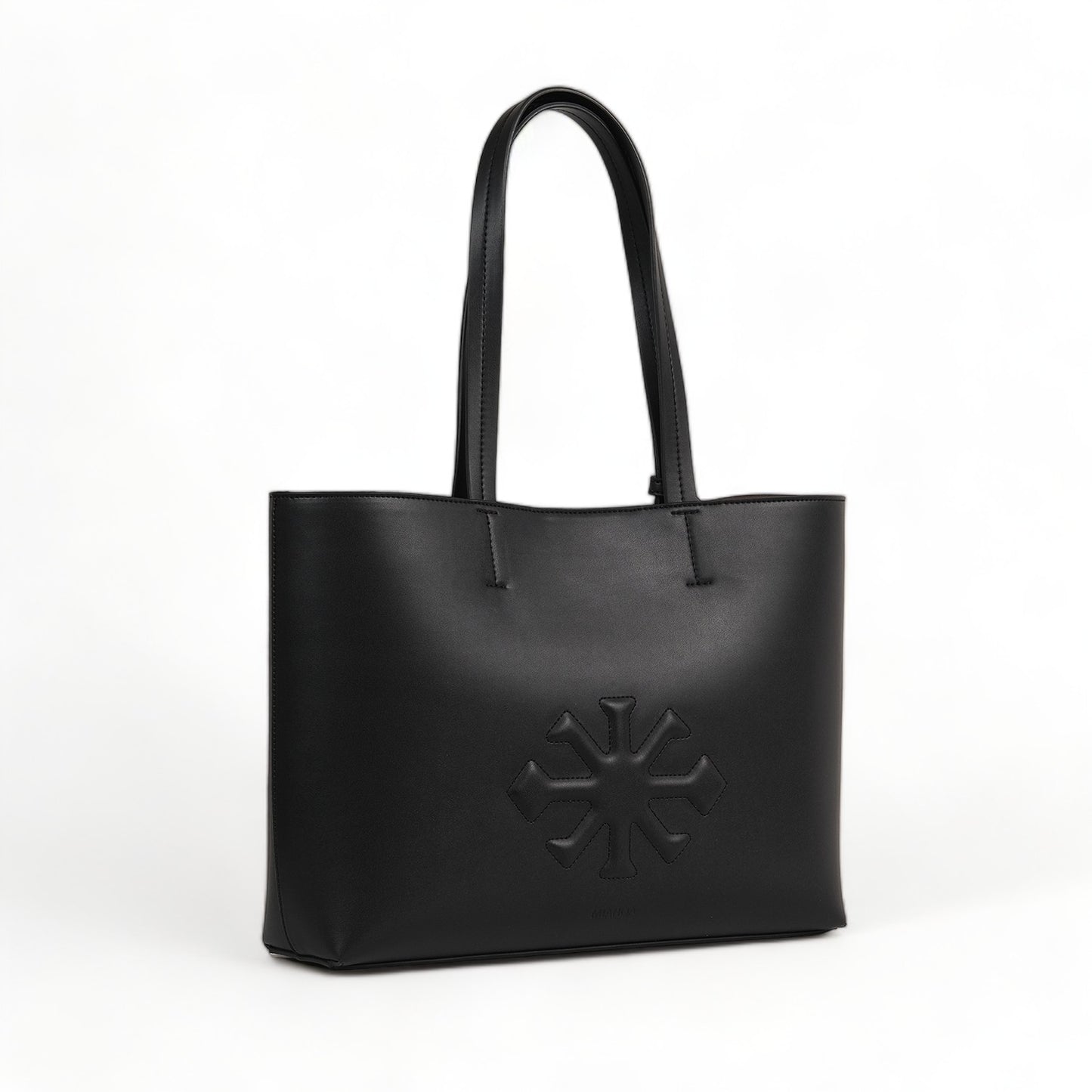 AGAVE Plant-Based Vegan Leather Tote Bag Black