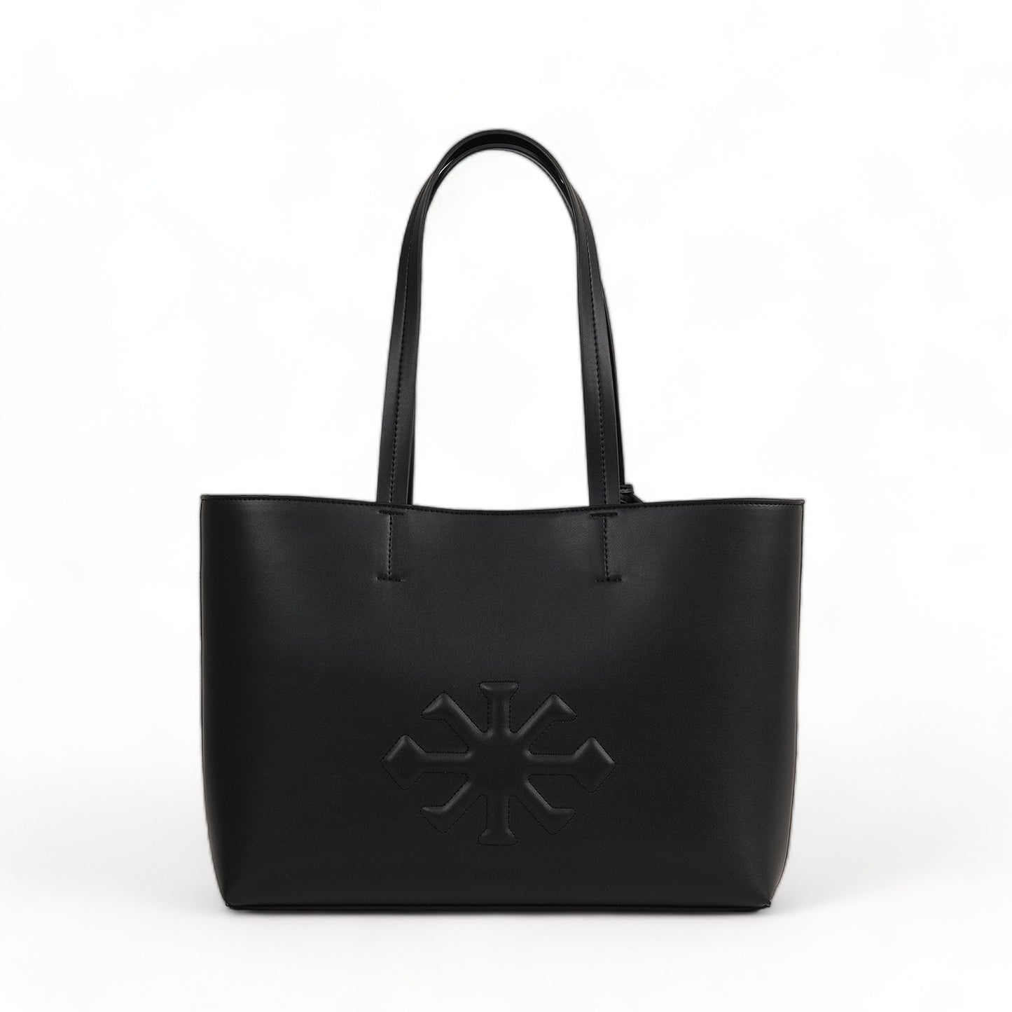 AGAVE Plant-Based Vegan Leather Tote Bag Black