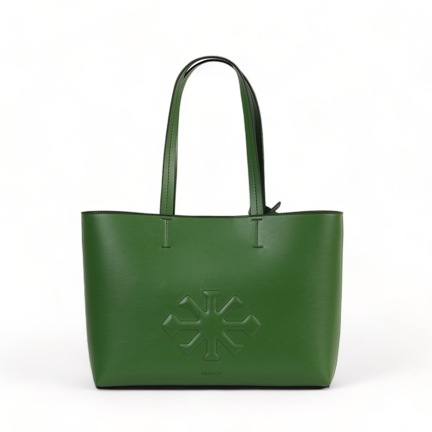 AGAVE Plant-Based Vegan Leather Tote Bag Green