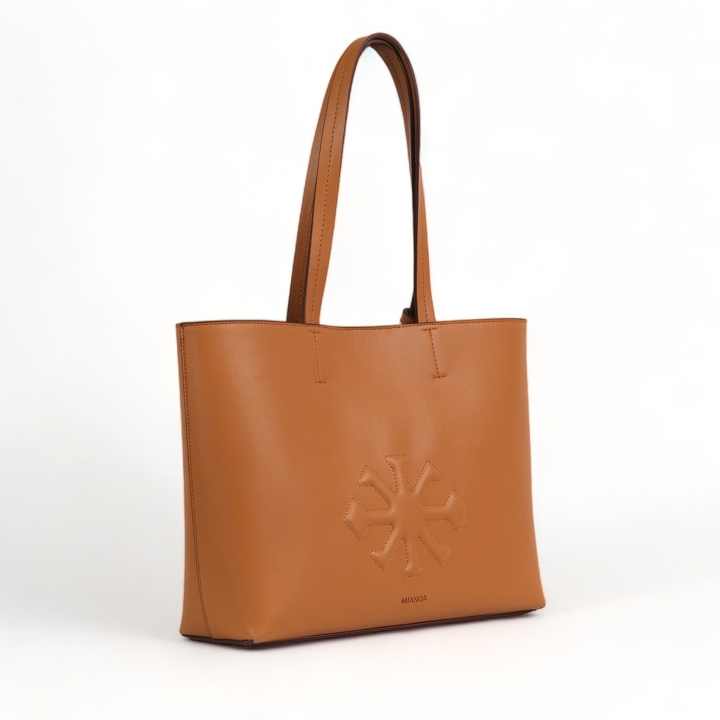 AGAVE Plant-Based Vegan Leather Tote Bag Brown