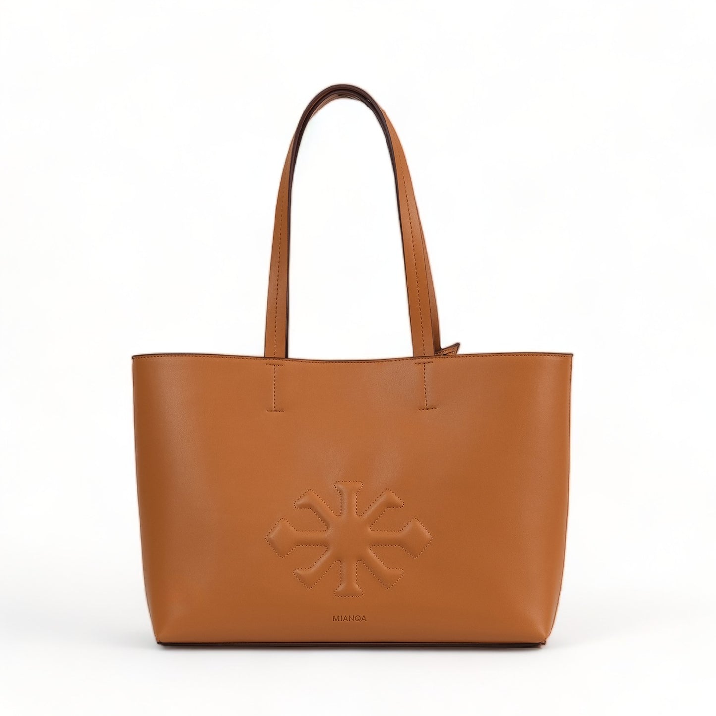 AGAVE Plant-Based Vegan Leather Tote Bag Brown