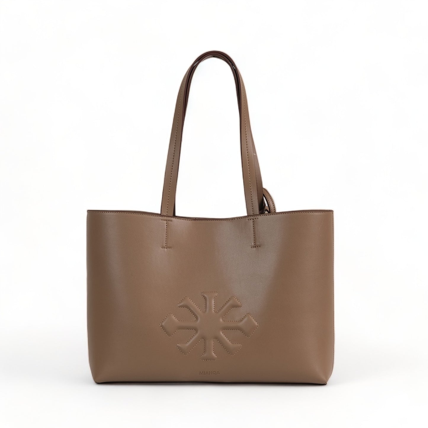 AGAVE Plant-Based Vegan Leather Tote Bag Mink