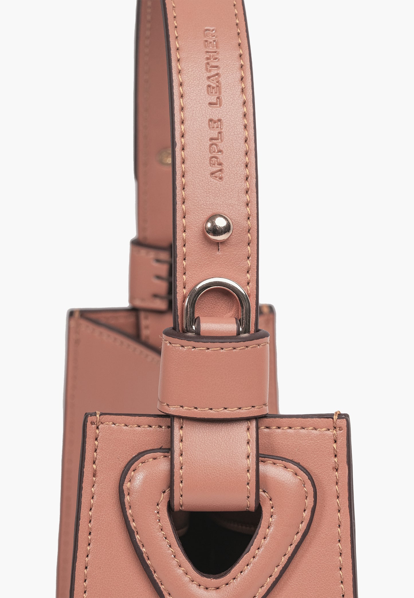 CEREUS Vegan Apple Leather Crossbody & Shoulder Bag Pink