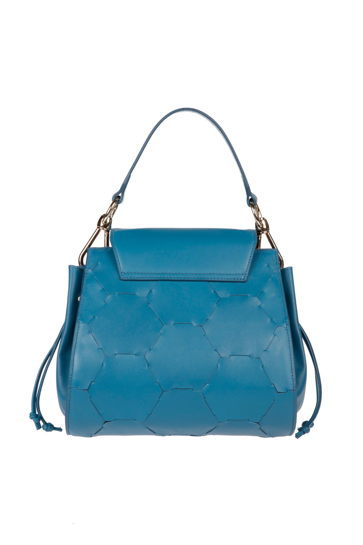 A F E T | Leather Shoulder Bag Blue