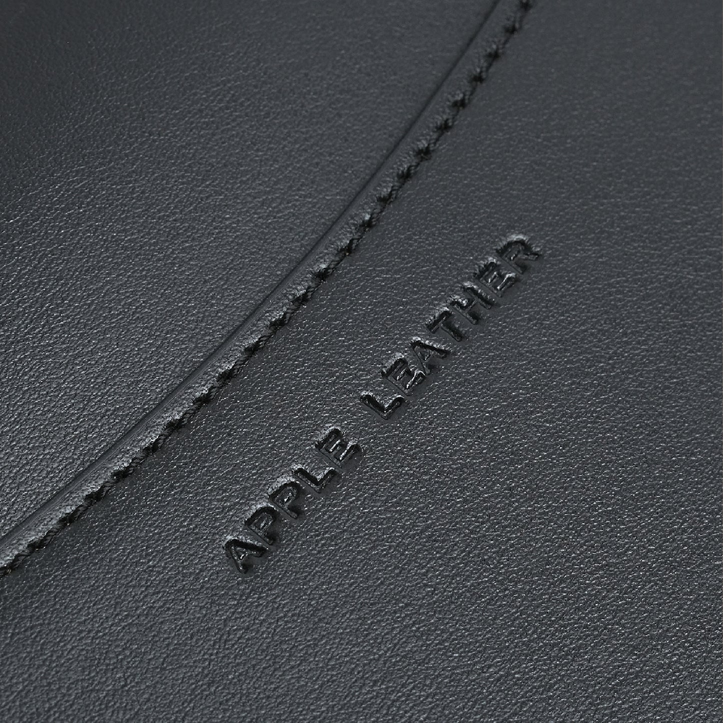 Vegan Apple Leather Laptop Sleeve Black