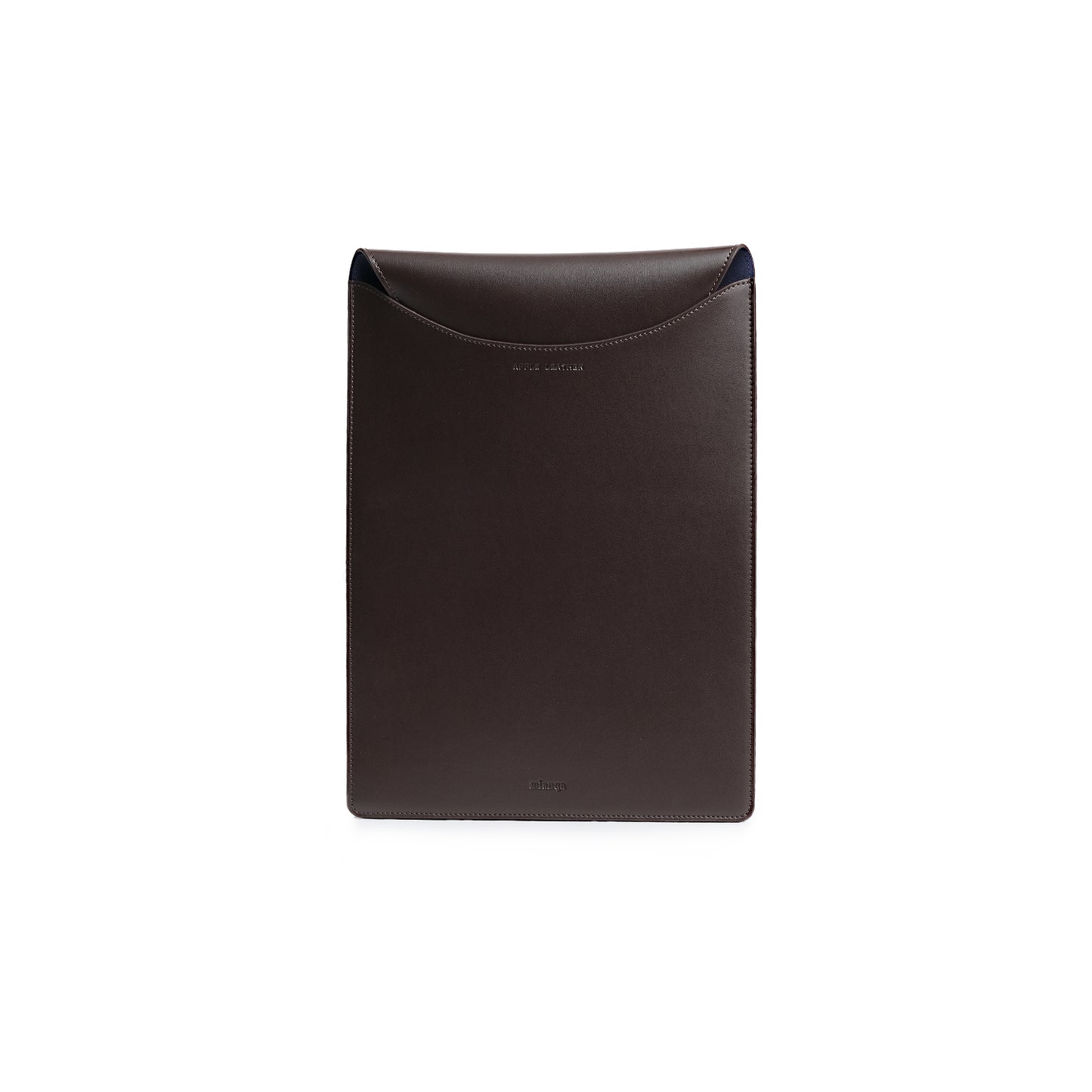 Vegan Apple Leather Laptop Sleeve Brown