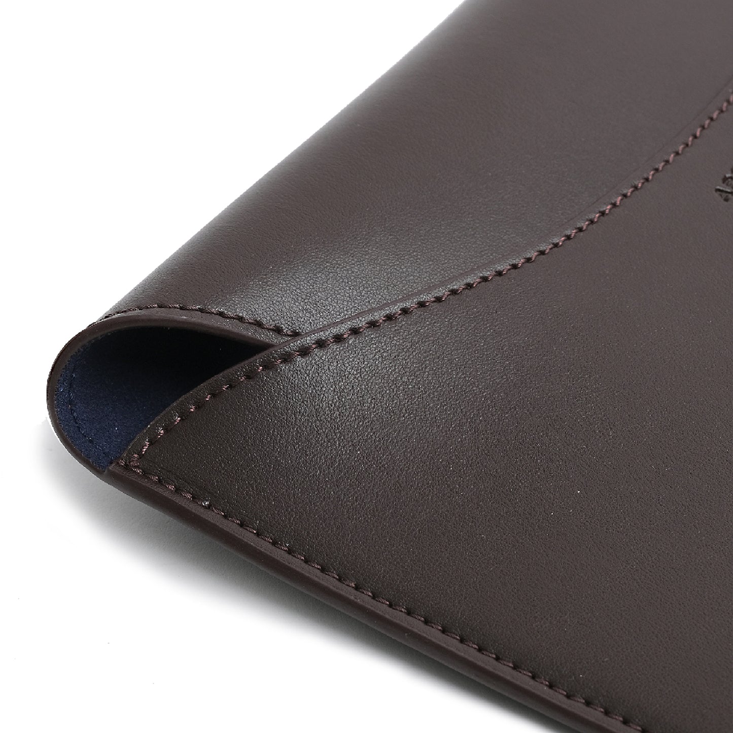 Vegan Apple Leather Laptop Sleeve Brown