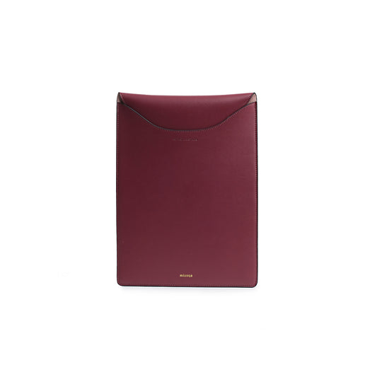 Vegan Apple Leather Laptop Sleeve Plum