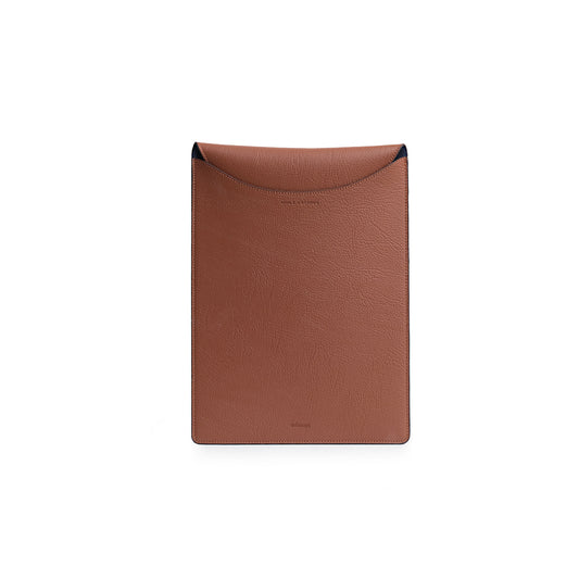 Vegan Apple Leather Laptop Sleeve Tan