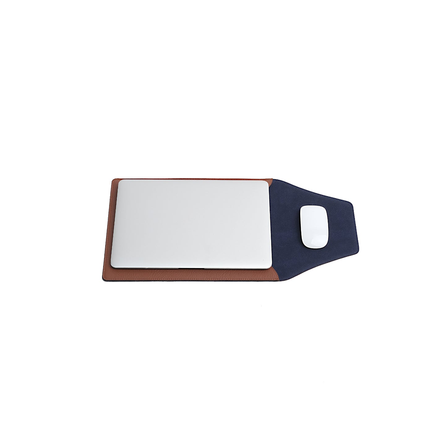 Vegan Apple Leather Laptop Sleeve Tan