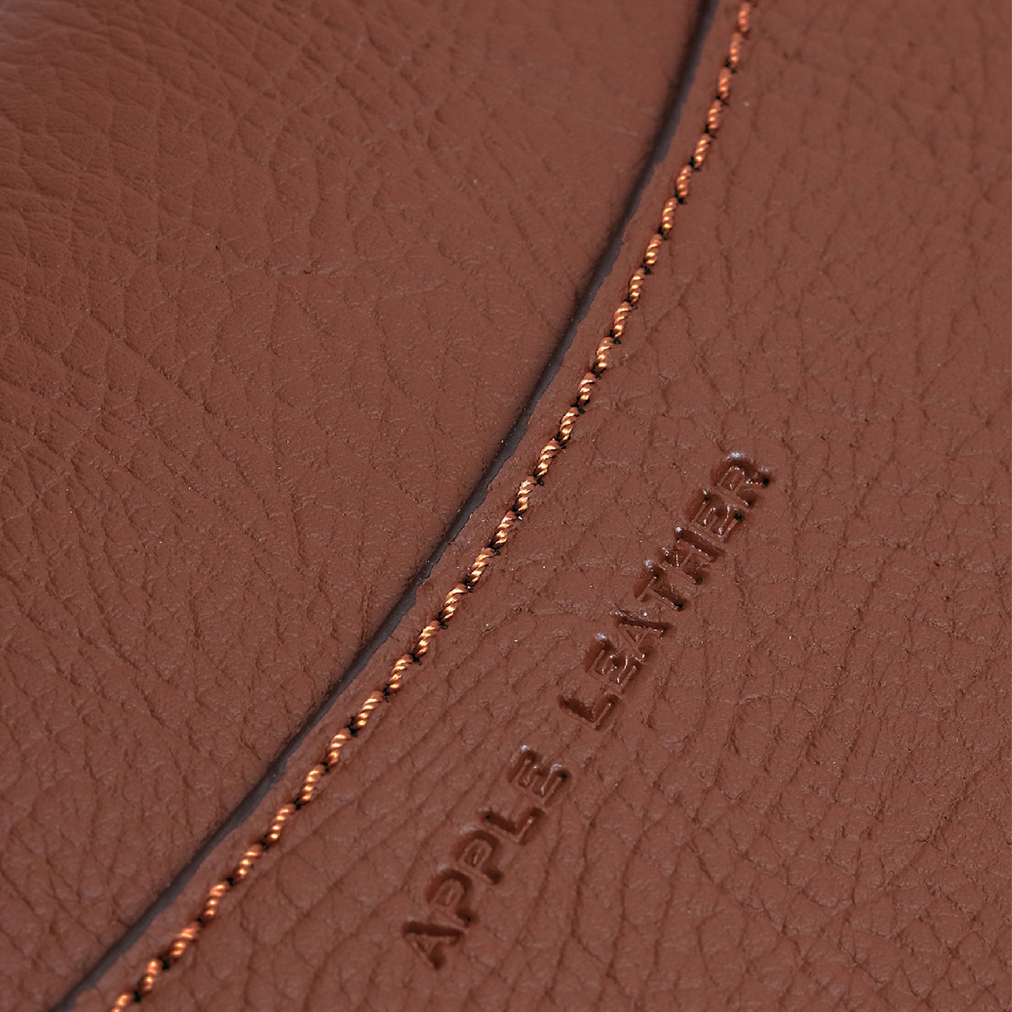 Vegan Apple Leather Laptop Sleeve Tan