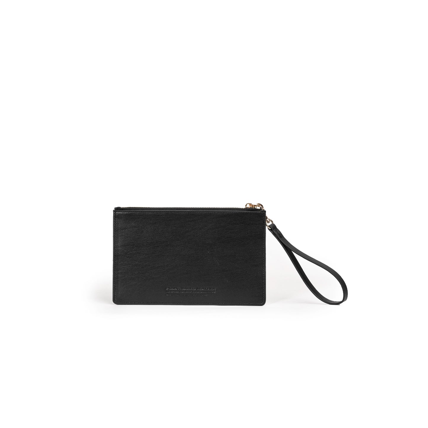 Plant-Based Vegan Leather Zip Wallet Black