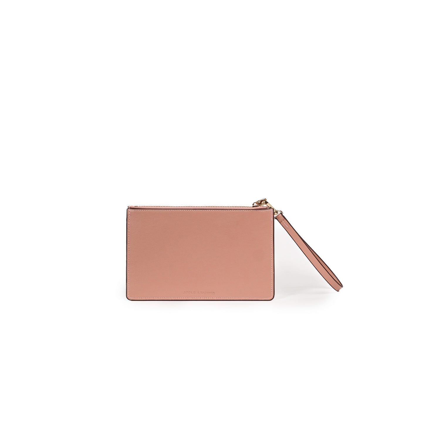 Vegan Apple Leather Leather Zip Wallet Pink