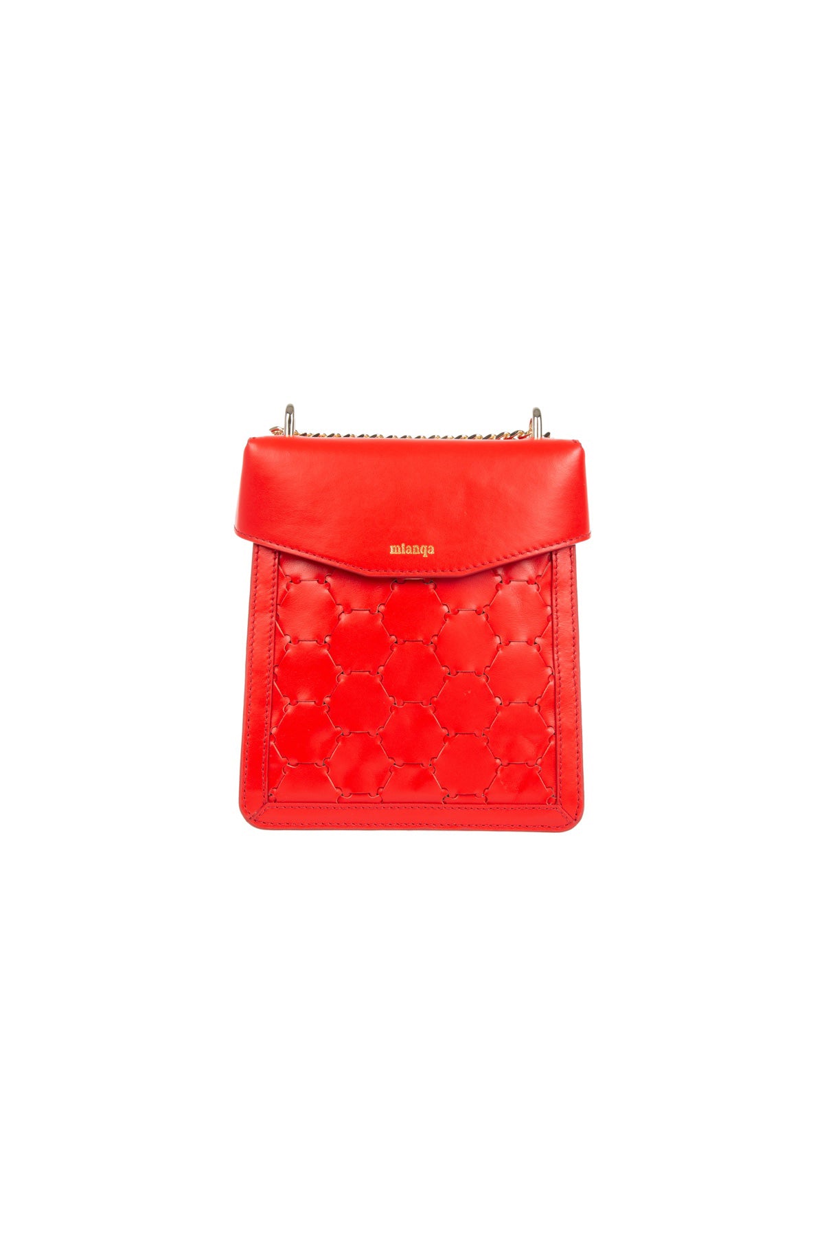 F U R E Y A | Leather Crossbody Bag Red