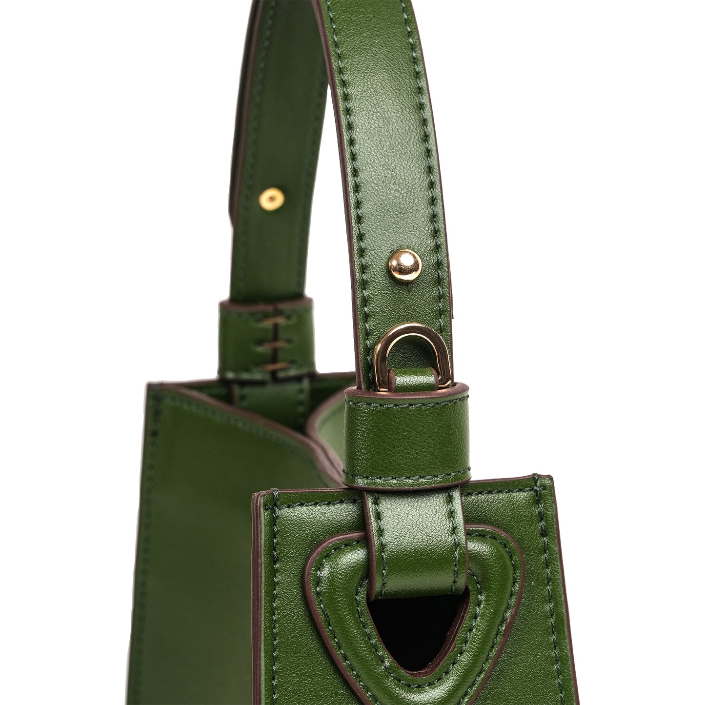 CEREUS Vegan Cactus Leather Leather Crossbody & Shoulder Bag Green