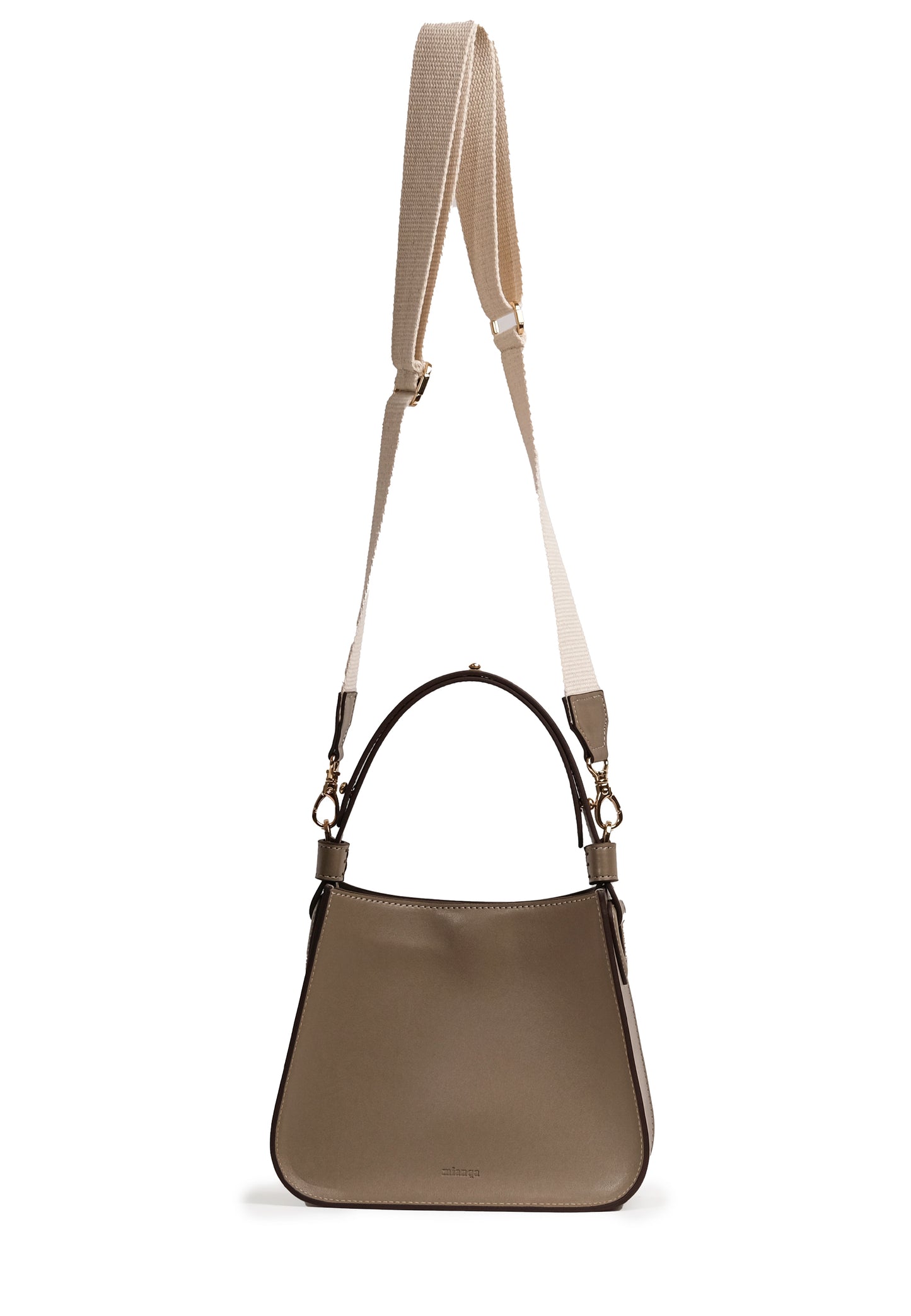 CEREUS Vegan Apple Leather Leather Crossbody & Shoulder Bag Mink