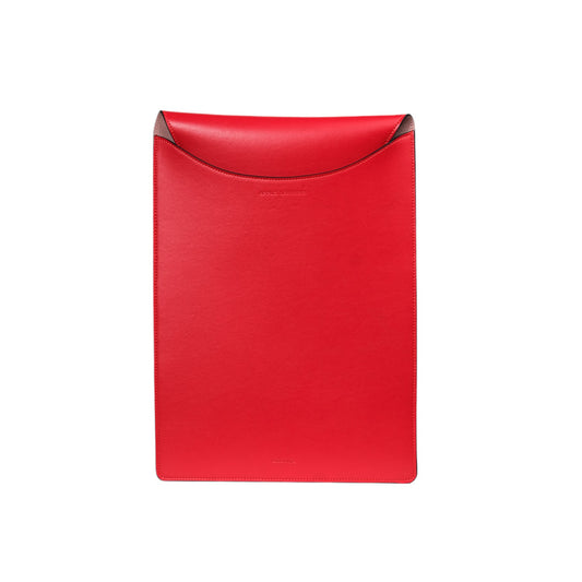 Vegan Apple Leather Laptop Sleeve Red