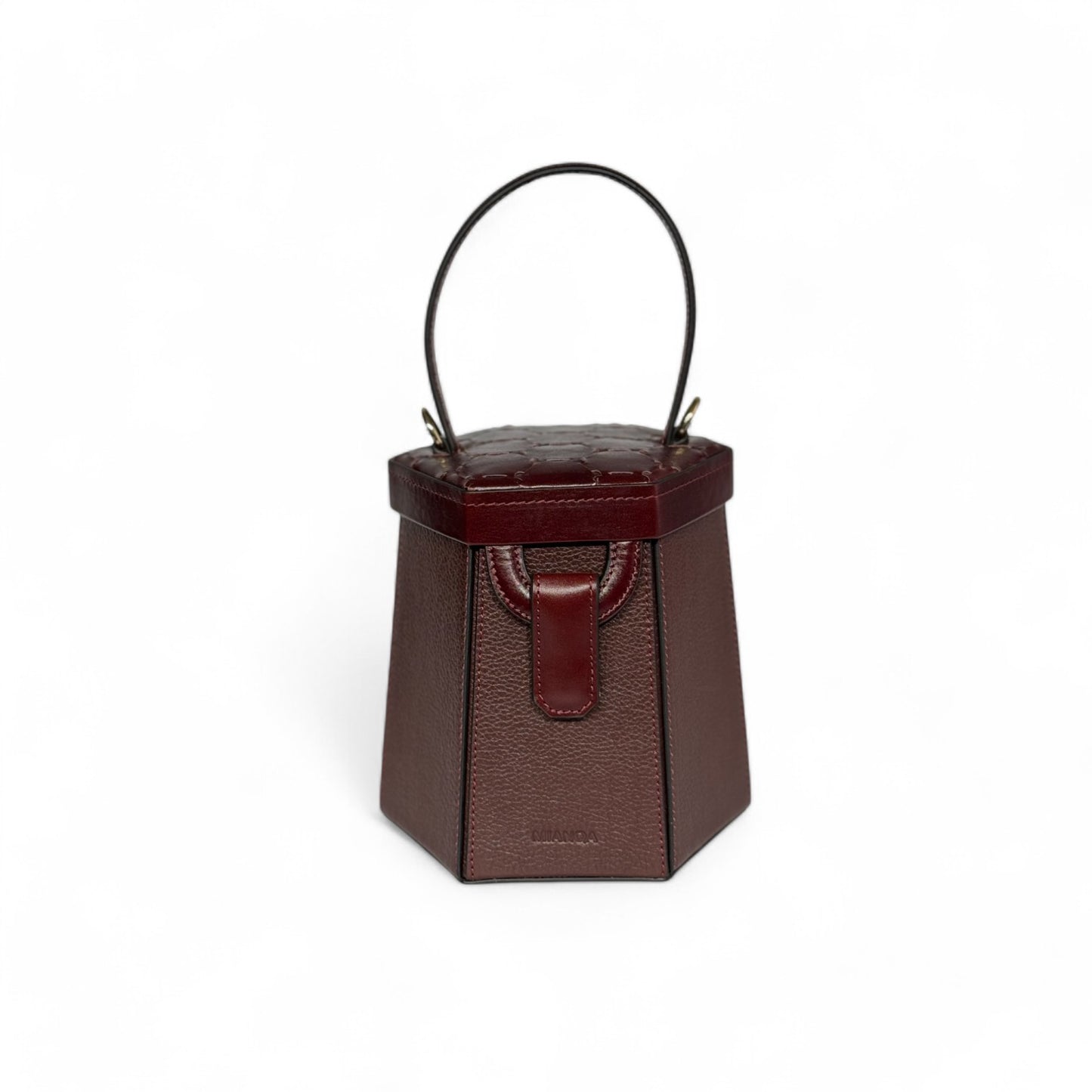 ELIF | Hexagon Bag Bordeaux