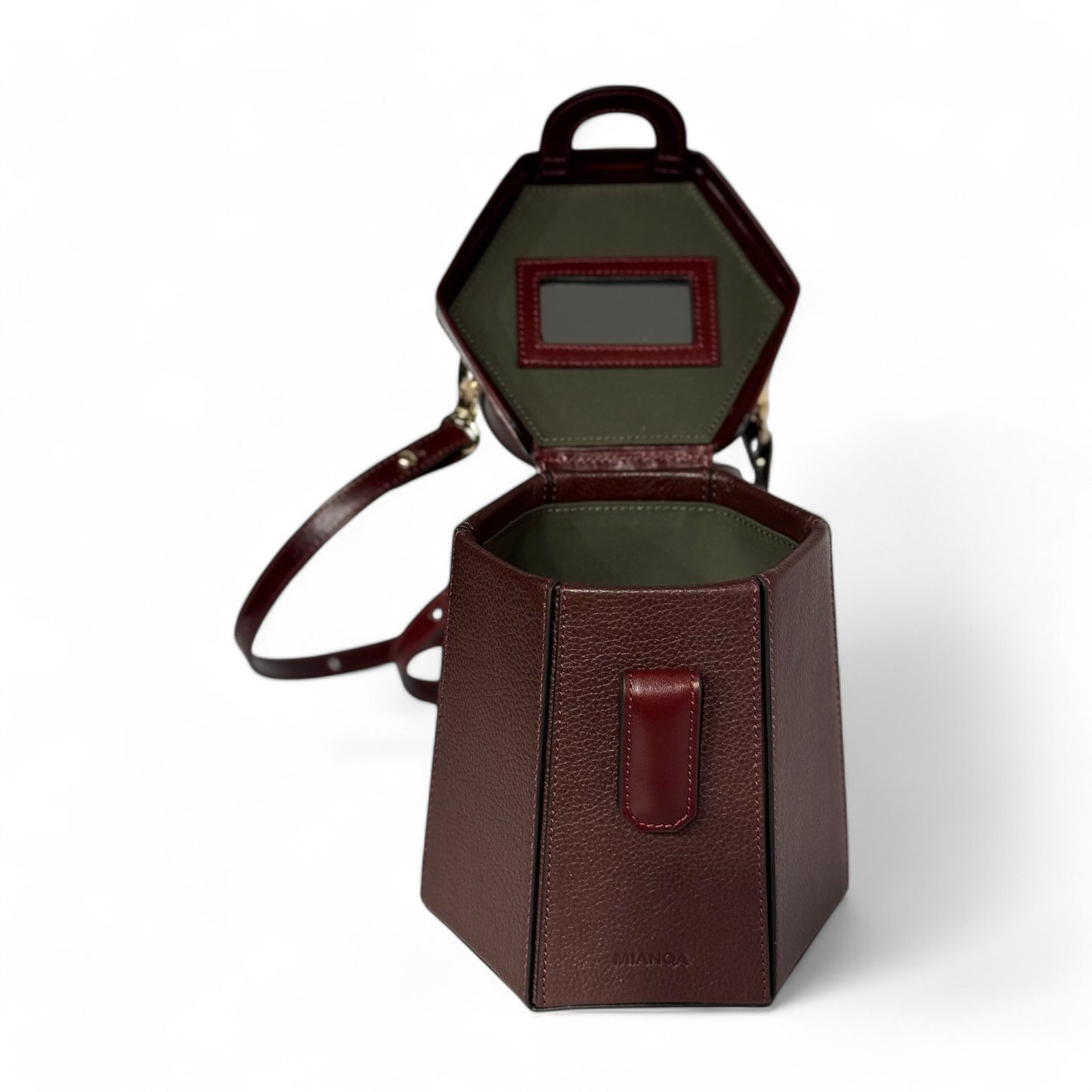 ELIF | Hexagon Bag Bordeaux