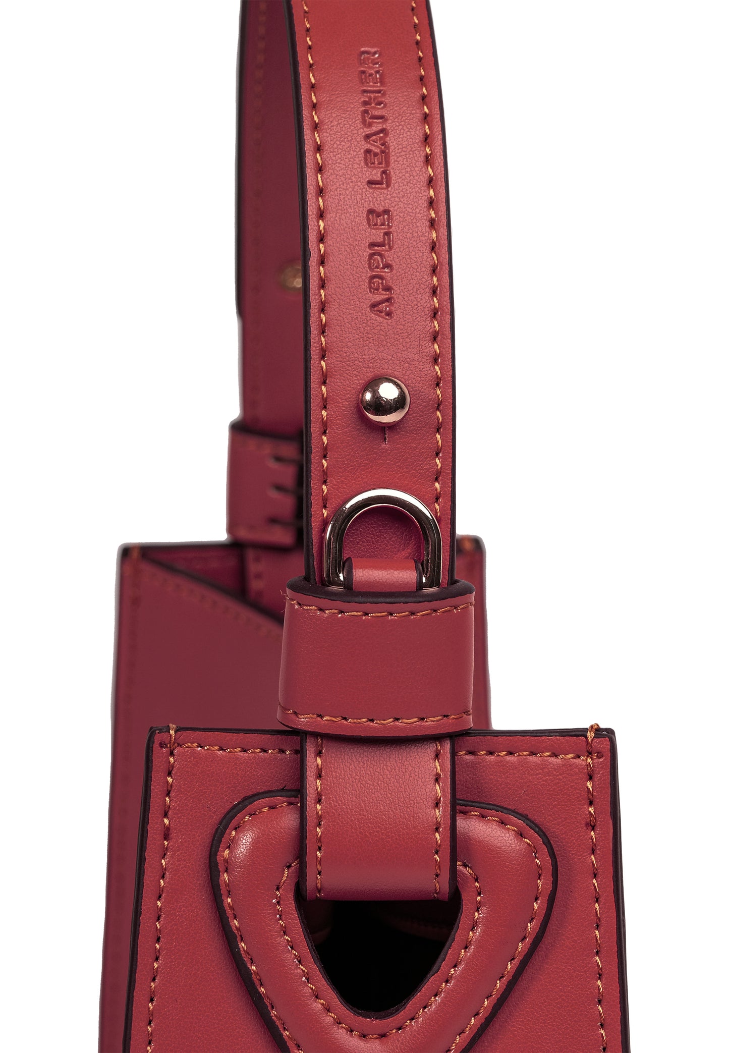 CEREUS Vegan Apple Leather Leather Crossbody & Shoulder Bag Plum