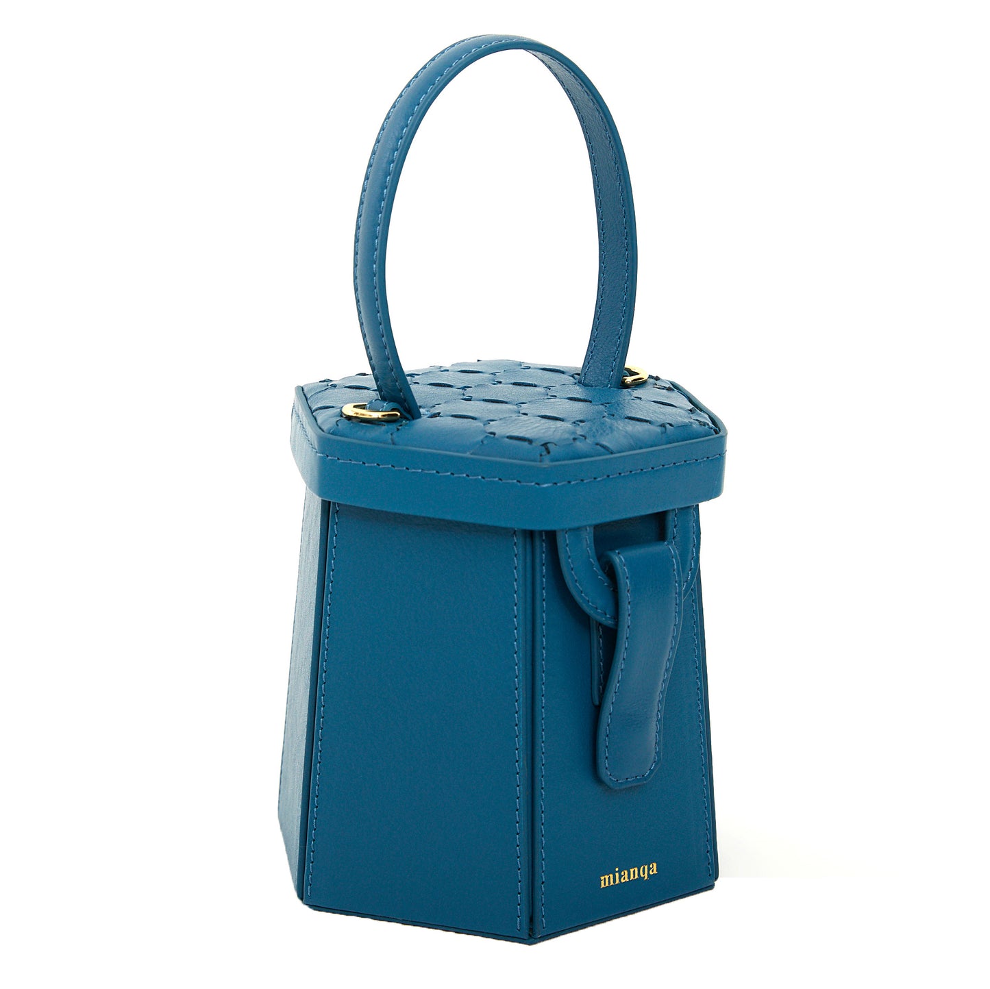 Mini E L I F | Hexagon Bag Blue