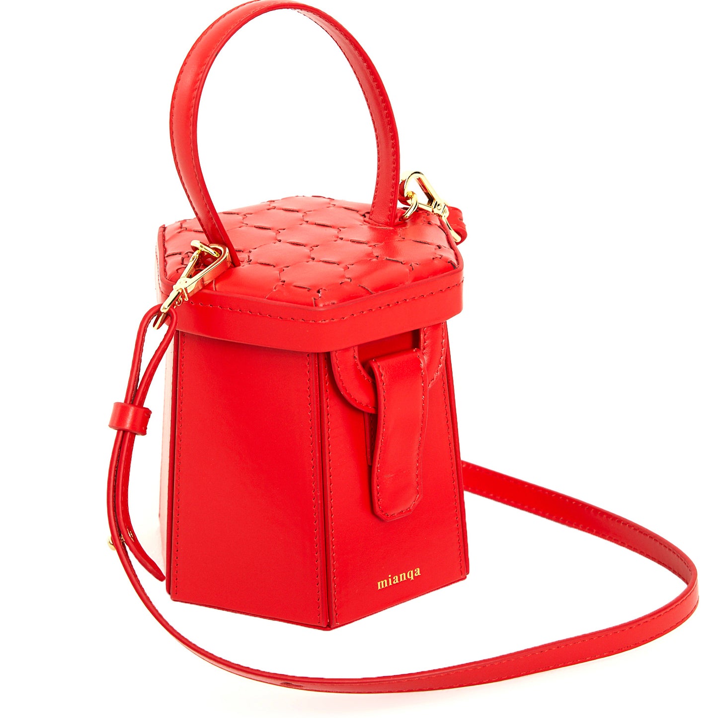 Mini E L I F | Hexagon Bag Red