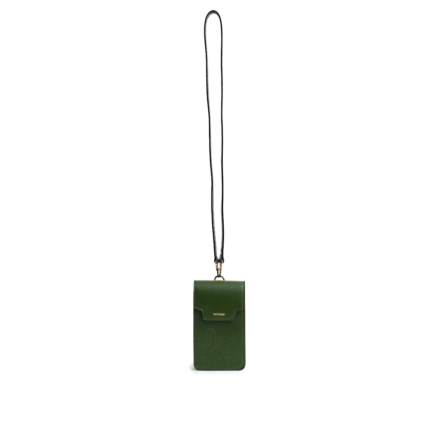 FERO Cactus Leather Phone Bag Green