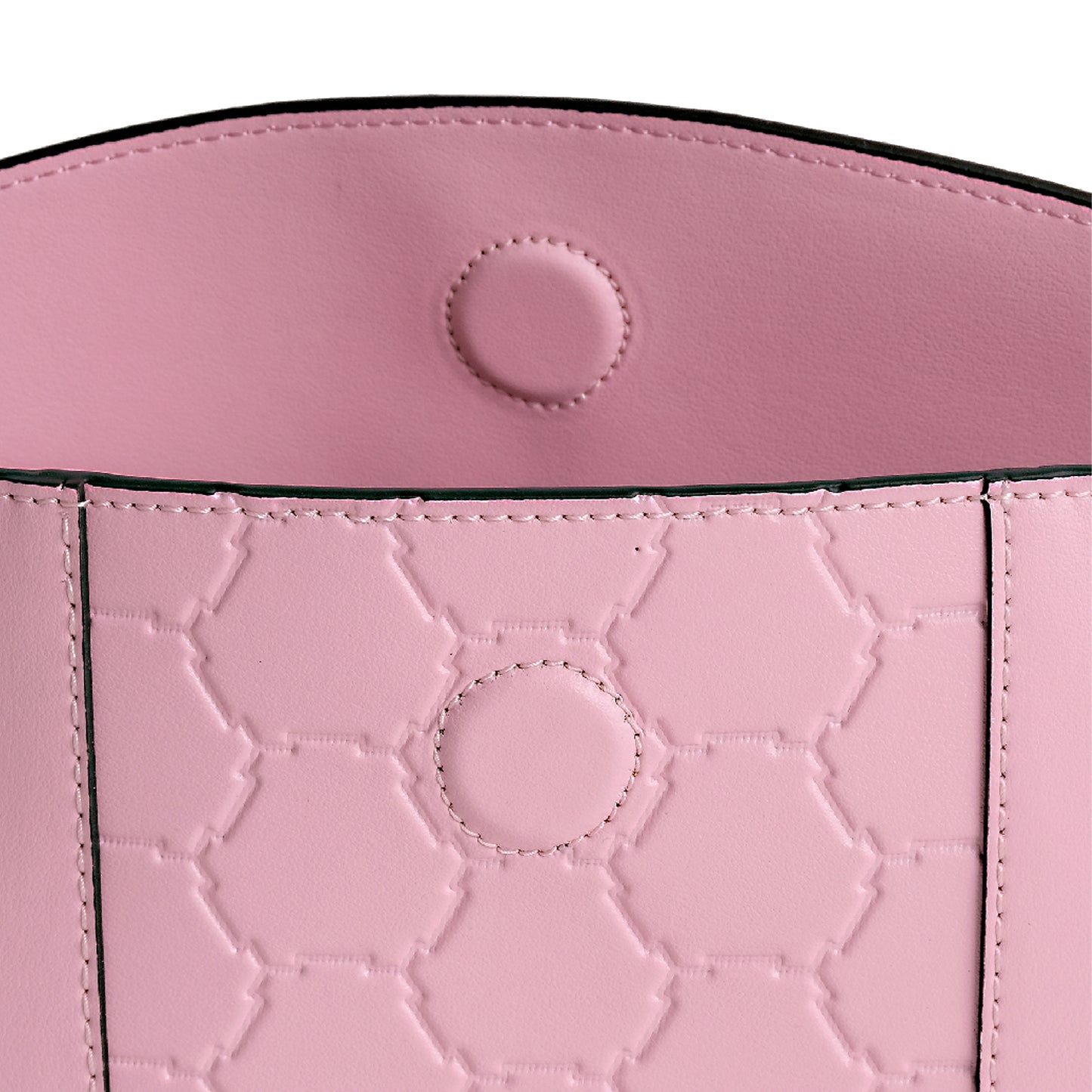Vegan Apple Leather Shoulder Bag Rose Pink