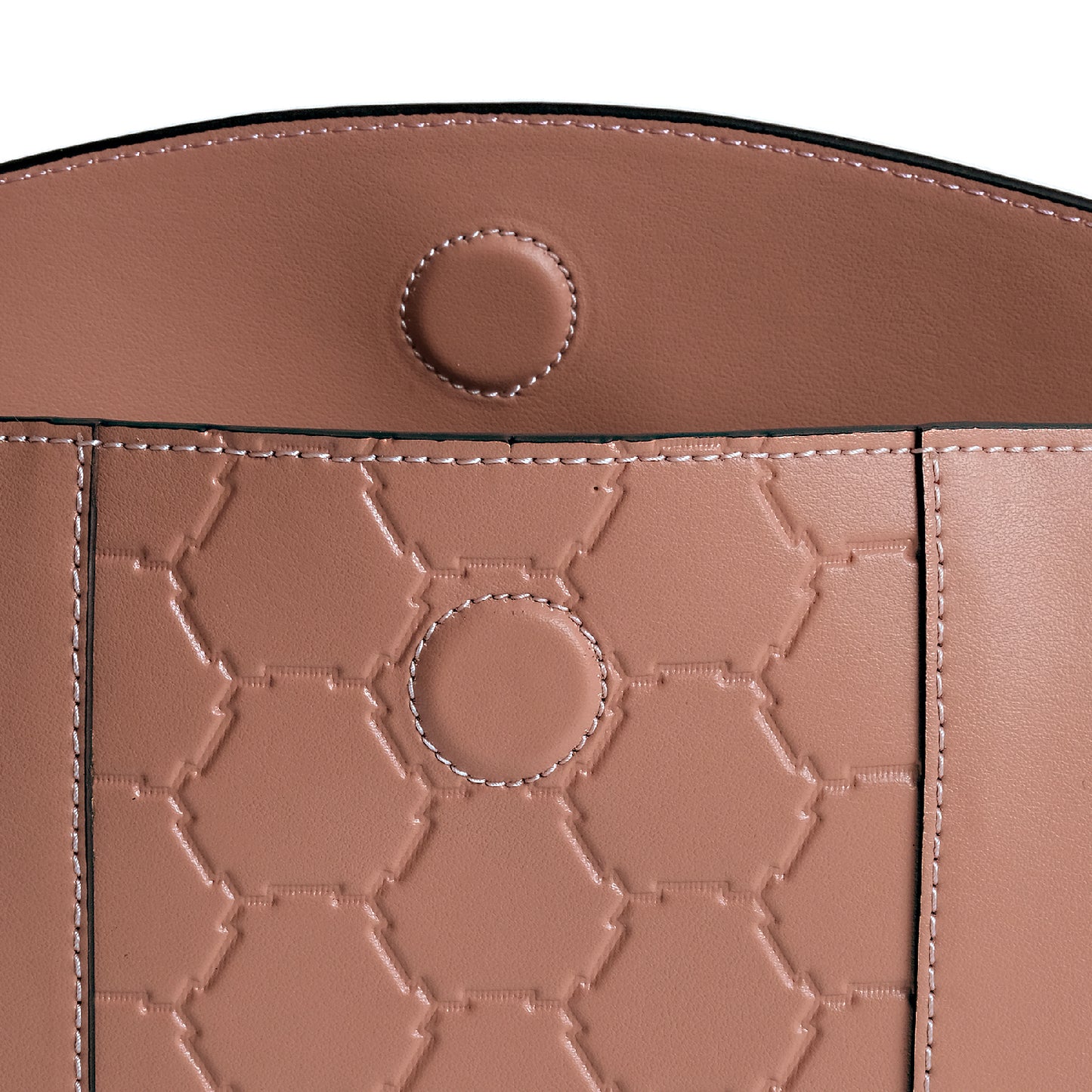 Vegan Apple Leather Shoulder Bag Pink