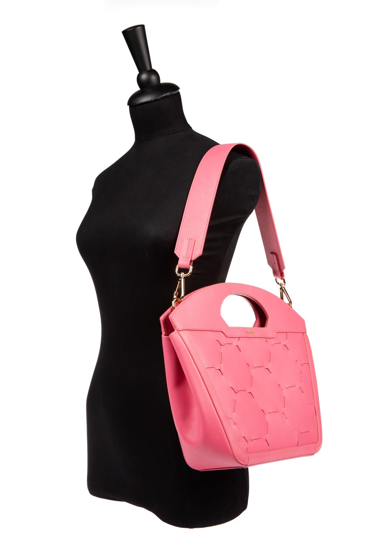 A F I F E | Anqa Leather Shoulder Bag Pink