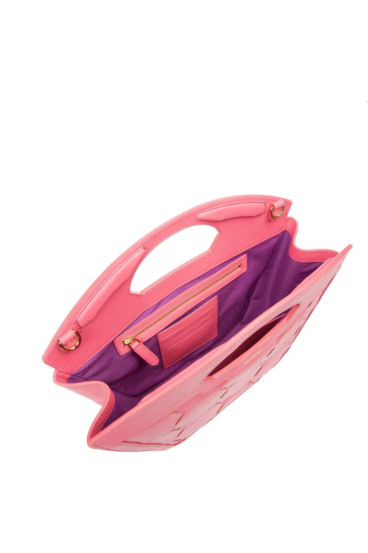 A F I F E | Anqa Leather Shoulder Bag Pink