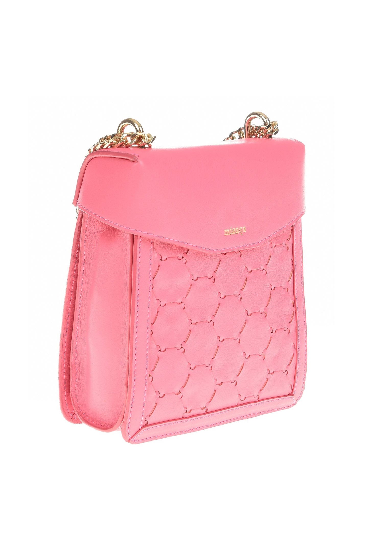 F U R E Y A | Leather Crossbody Bag Pink